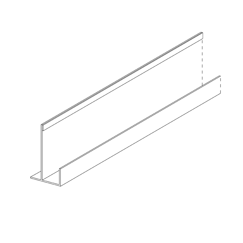 Aluminium Bulkhead Trim 25 x 11mm Trumark