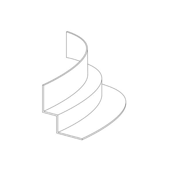 Wall Angle (Shadowline) Aluminium Curved Trumark Group